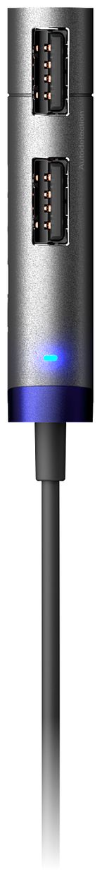 細線式USB充電器-側面